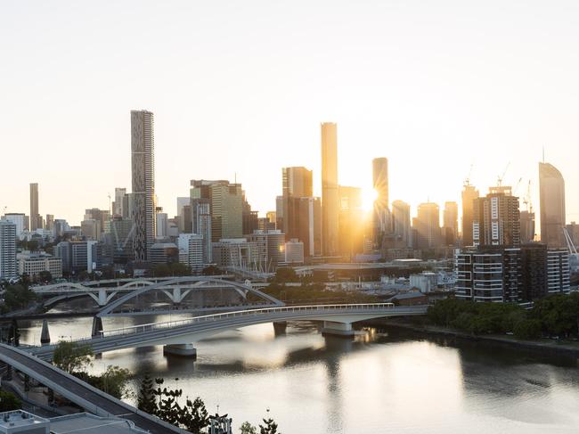 REAL ESTATE: The view from one of the penthouses for sale in The Ambrose in Milton. Image supplied by Kokoda Property.