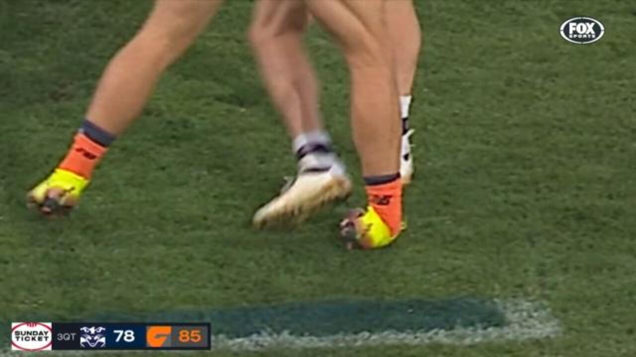 Ankle injury concerns for Toby Greene?