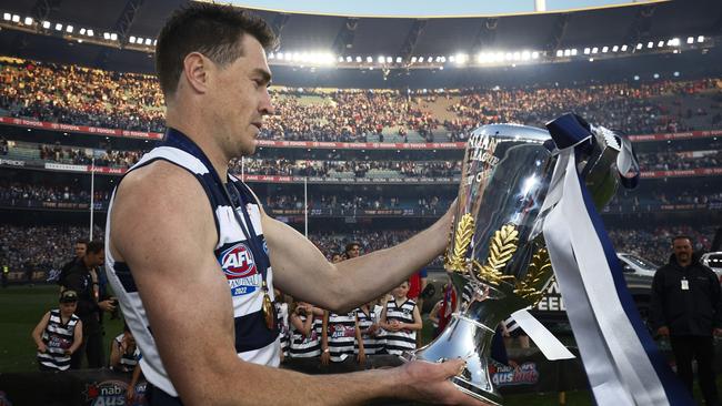 Jeremy Cameron achieved the ultimate success after leaving the Giants. Picture: Getty Images