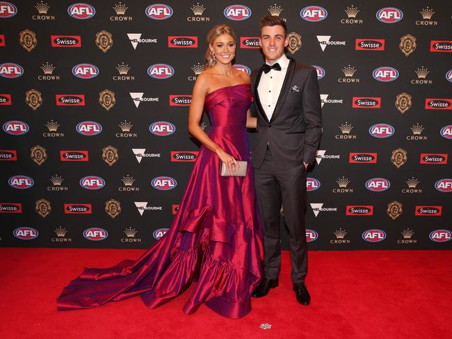 Adelaide Crows’ Paul Seedsman and Alice Gough. Picture: Michael Klein