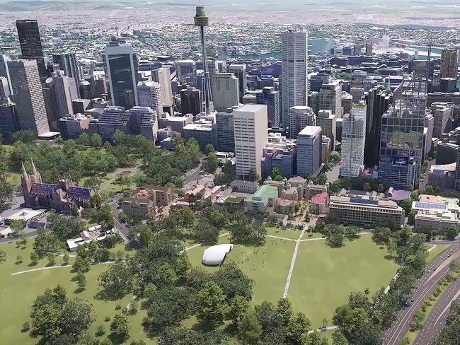 new video/renders shared by the PM/Premier today of the new Macquarie Street East precinct