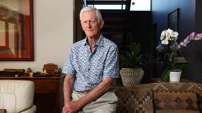 Jerry Ellis, former BHP Chairman, at home in Mosman in Sydney's north. Picture: Britta Campion