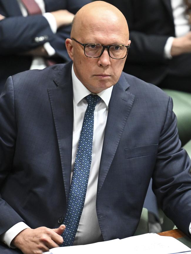 Opposition Leader Peter Dutton. Picture: NewsWire / Martin Ollman