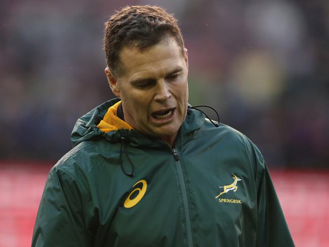 Springboks coach Rassie Erasmus was embarrassed by the loss to Argentina.