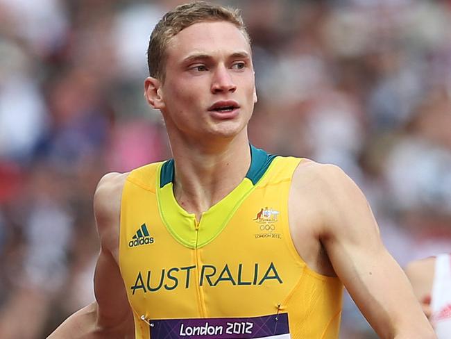 London Olympics 2012 - Athletics Heats. Australia's Steve Solomon compete's in the Men's 400m heats.