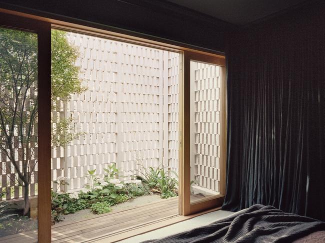 Courtyard off the master bedroom