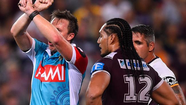 Taupau was put on report during the loss to Brisbane.