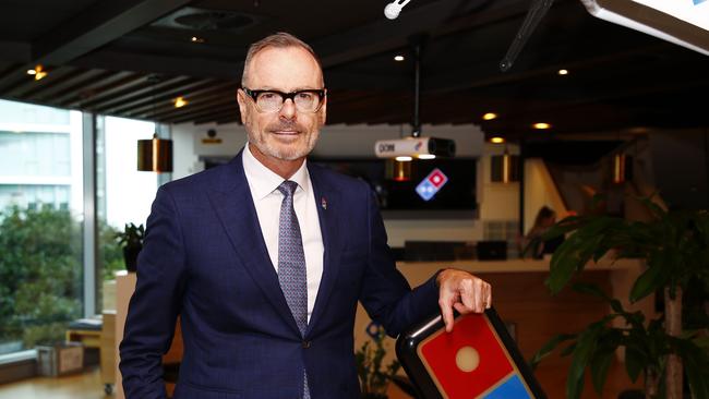 Domino's Pizza CEO Don Meij at the company headquarters in Brisbane. Picture: NCA NewsWire/Tertius Pickard