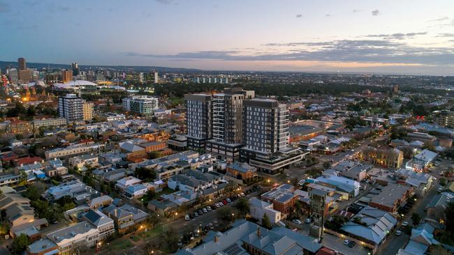 How the $250m redevelopment of 88 O'Connell St, North Adelaide, will look. Picture: Commercial &amp; General