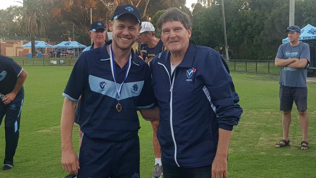 Batty Medallist David Wildsmith and VSDCA's Ken Hilton.