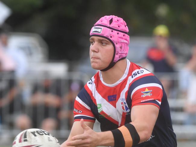Kirwan State High School hosts St Patrick's College, Mackay, in round 1 of the 2025 Aaron Payne Cup. Picture: Evan Morgan