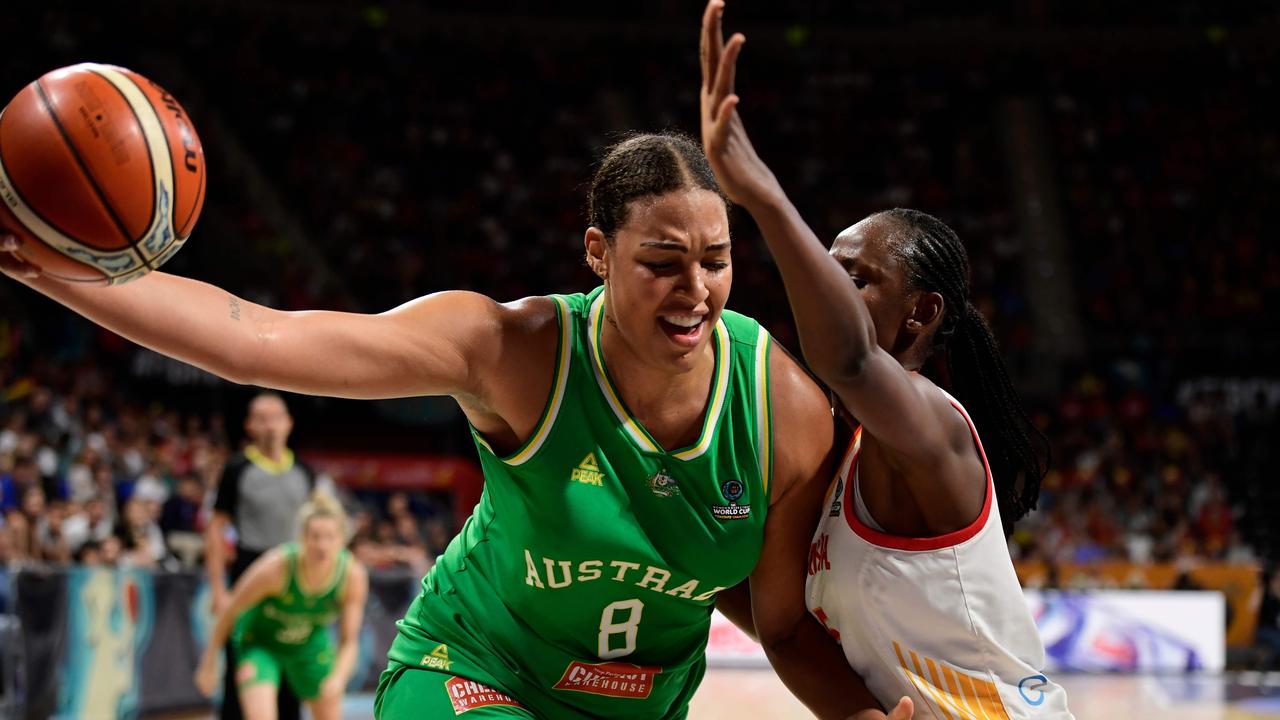 Australia's centre Liz Cambage has continued her dominance.