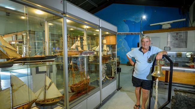 Lindsay Wassell at the former Gladstone Maritime Museum.