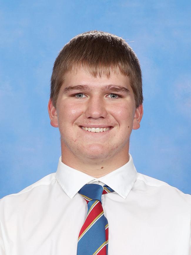 COLUMBA CATHOLIC COLLEGE captain Callum.