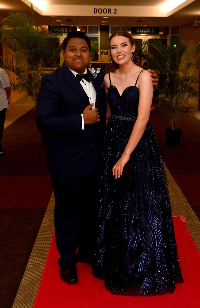 School Formal - Pimlico State High School 2022. Jowin Jesto and Hannah Cameron. Picture: Evan Morgan