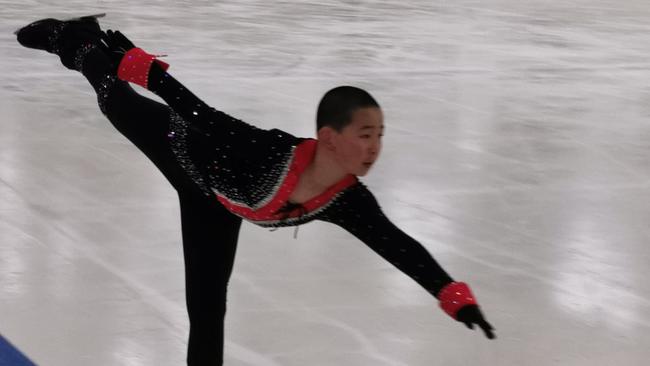 Osborn Wang in action ahead of the championships.