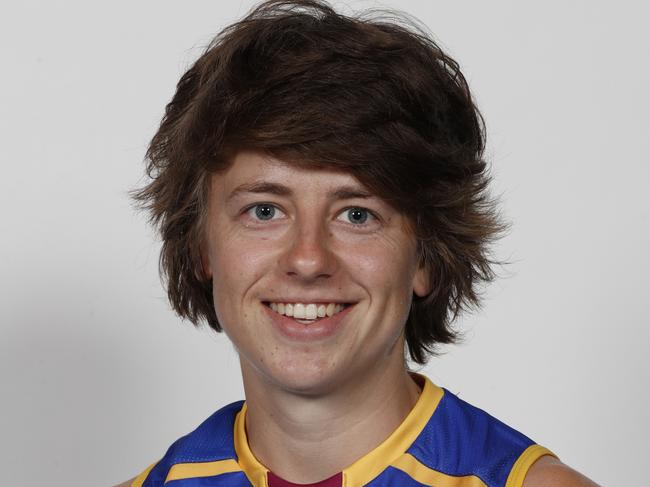 BRISBANE, AUSTRALIA - JANUARY 9: EXON Nat during the Brisbane Lions 2018 Womens team photo day at The Gabba on January 9, 2018 in Brisbane, Australia. (Photo by Michael Willson/AFL Media)