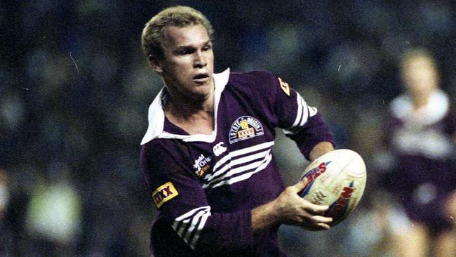 Allan Langer in action for Queensland in 1992.