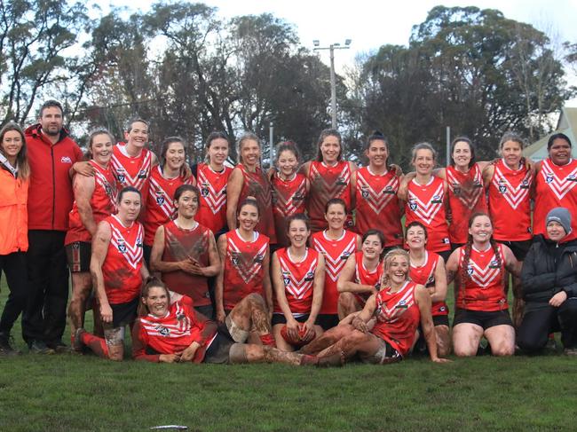 The Hillies...Red Hill’s women's football side.