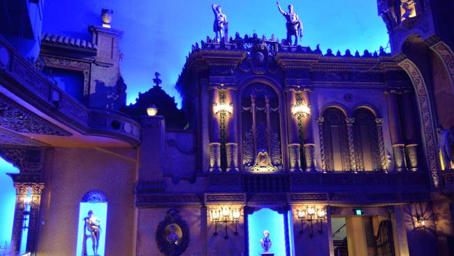 The theatre gives attendees the illusion of being under the night sky. Picture: Craig Hughes.