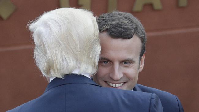 Mr Macron is hopeful Mr Trump will do the right thing.