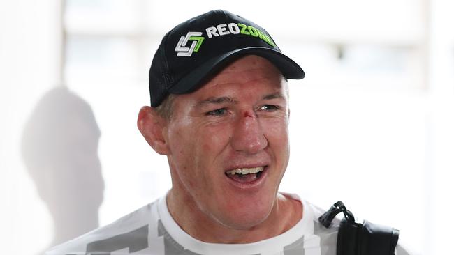 SYDNEY, AUSTRALIA – NOVEMBER 11: Paul Gallen attends a press conference at Carriageworks on November 11, 2021 in Sydney, Australia. (Photo by Mark Metcalfe/Getty Images)