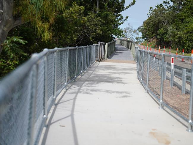 The Nelly Bay Pedestrian Link providing pedestrians with a safe travel route between Nelly Bay and Picnic Bay. Picture: TCC