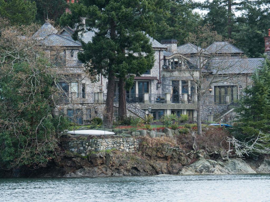 The British Columbia mansion that is currently home to Prince Harry, Meghan Markle and baby Archie. Picture: AFP