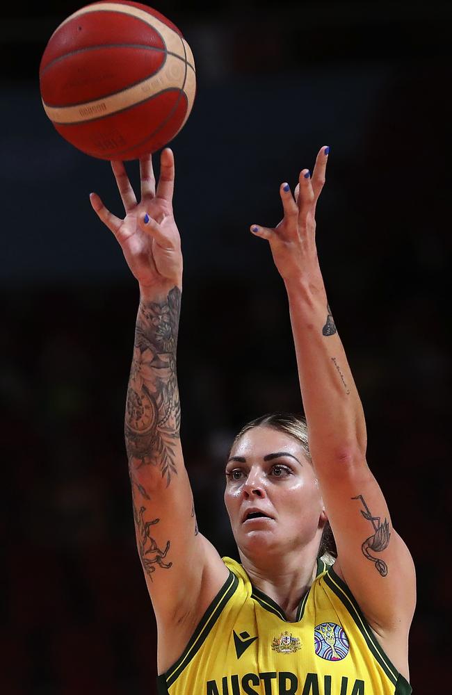 Opals centre Cayla George. Picture: Kelly Defina/Getty Images