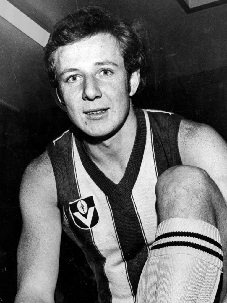 Darryl Sutton in his North Melbourne gear in 1976.