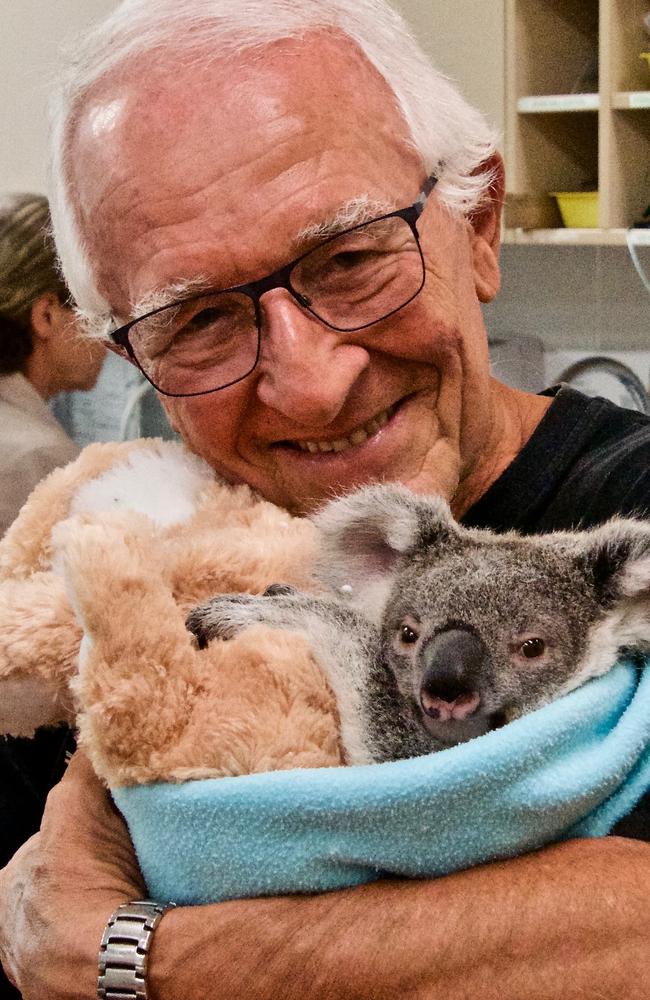 Noosa koala rescuer Bernard Jean.