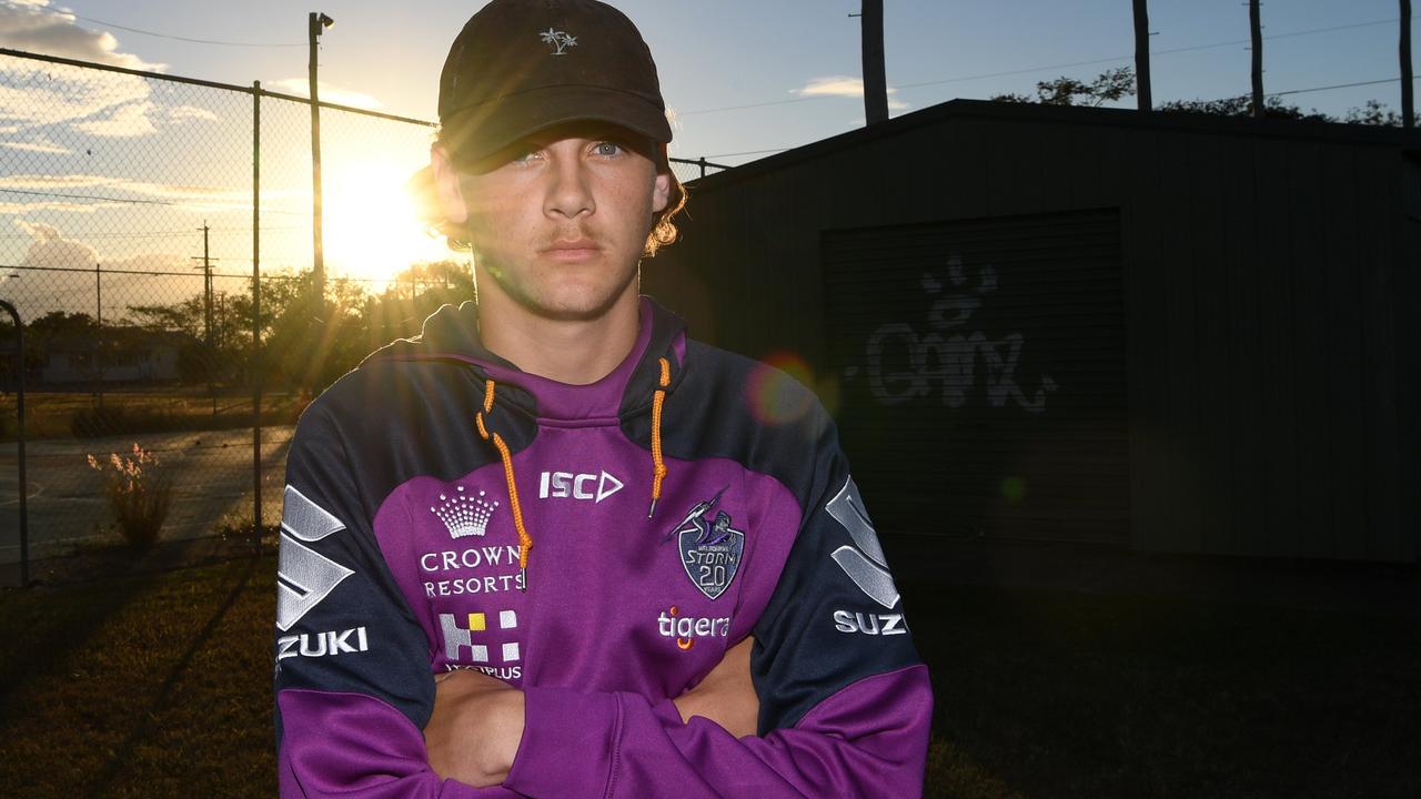 Zac Laybutt signed for the Melbourne Storm in 2018. Picture: Mike Knott.