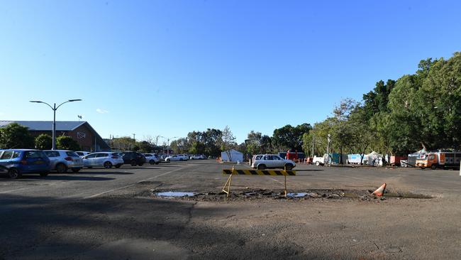 Our Place: Lismore Pop-Up Precinct is being established at the Harold Fredericks carpark, on the corner of Dawson and Magellan Streets for two of the region's largest markets and local retailers who can trade from June 5. Picture: Cath Piltz