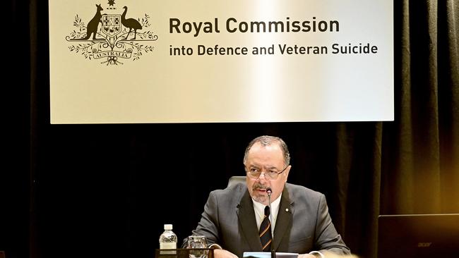 Commissioner Nick Kaldas, Chair of the Royal Commission into Defence and Veteran Suicide during day one of the Commissions 2nd public hearing held in Sydney. Photo: Jeremy Piper / Royal Commission