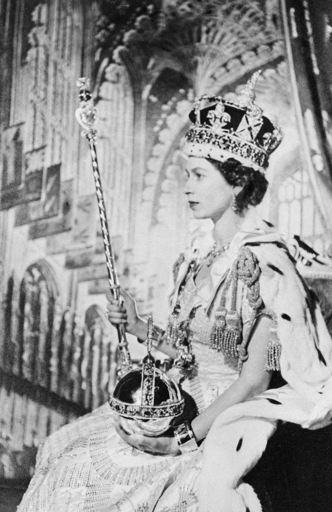Queen Elizabeth II poses on her Coronation day, in London. Picture: Intercontinentale/AFP