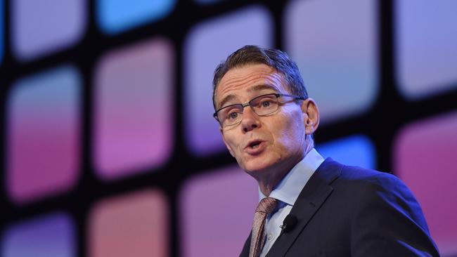 BHP Chief Executive Officer Andrew Mackenzie is one of the nation’s many business leaders who have pledged to invest savings from company tax cuts in Australian jobs and wage growth. Picture: AAP.