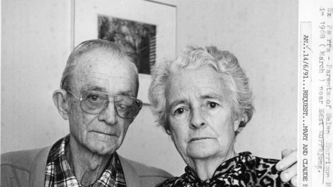 Helen Harrison’s parents pictured in an old photo.