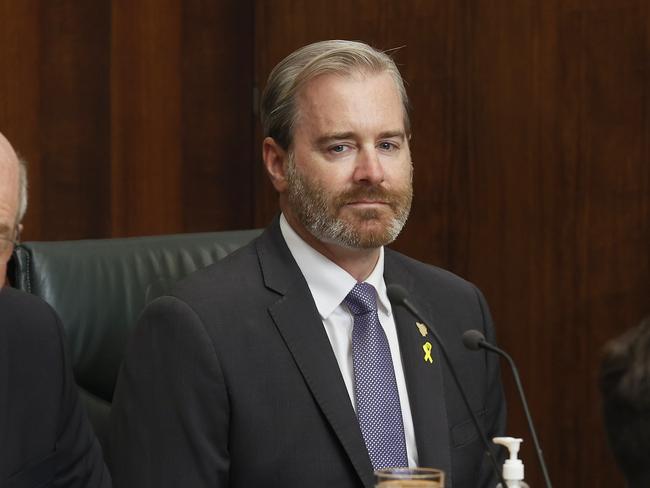 Michael Ferguson Liberal member for Bass.  First sitting day for the house of assembly in the Tasmanian parliament for 2025.  Picture: Nikki Davis-Jones