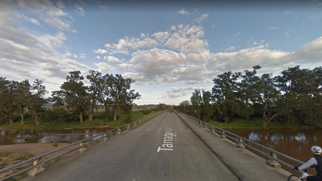 Blake William Banner has been charged with lighting a fire beneath a bridge at Tarraganda last year. Picture: Google Maps