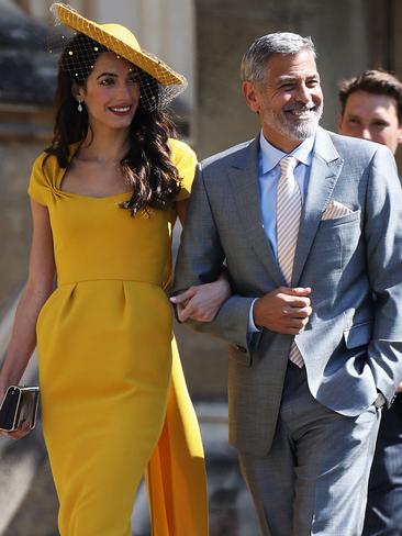 Amal Clooney and George Clooney. Picture: Getty Images