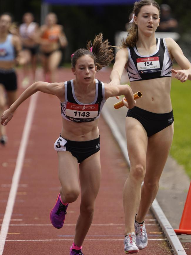 Sophie Hall and Siena Kurdian (Box Hill). Picture: Valeriu Campan