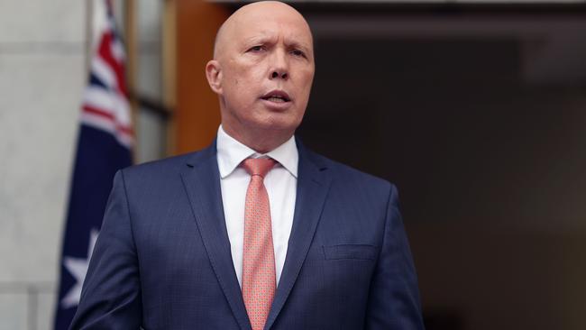 Defence Minister Peter Dutton suggested SA would still secure maintenance works on the nuclear-powered submarines. Picture: NCA NewsWire / Gary Ramage