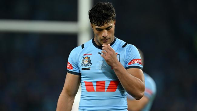 State of Origin Game 1, New South Wales v Queensland - Joseph-Aukuso Sua'ali'i, Send off, Dejection, Picture: NRL Photos