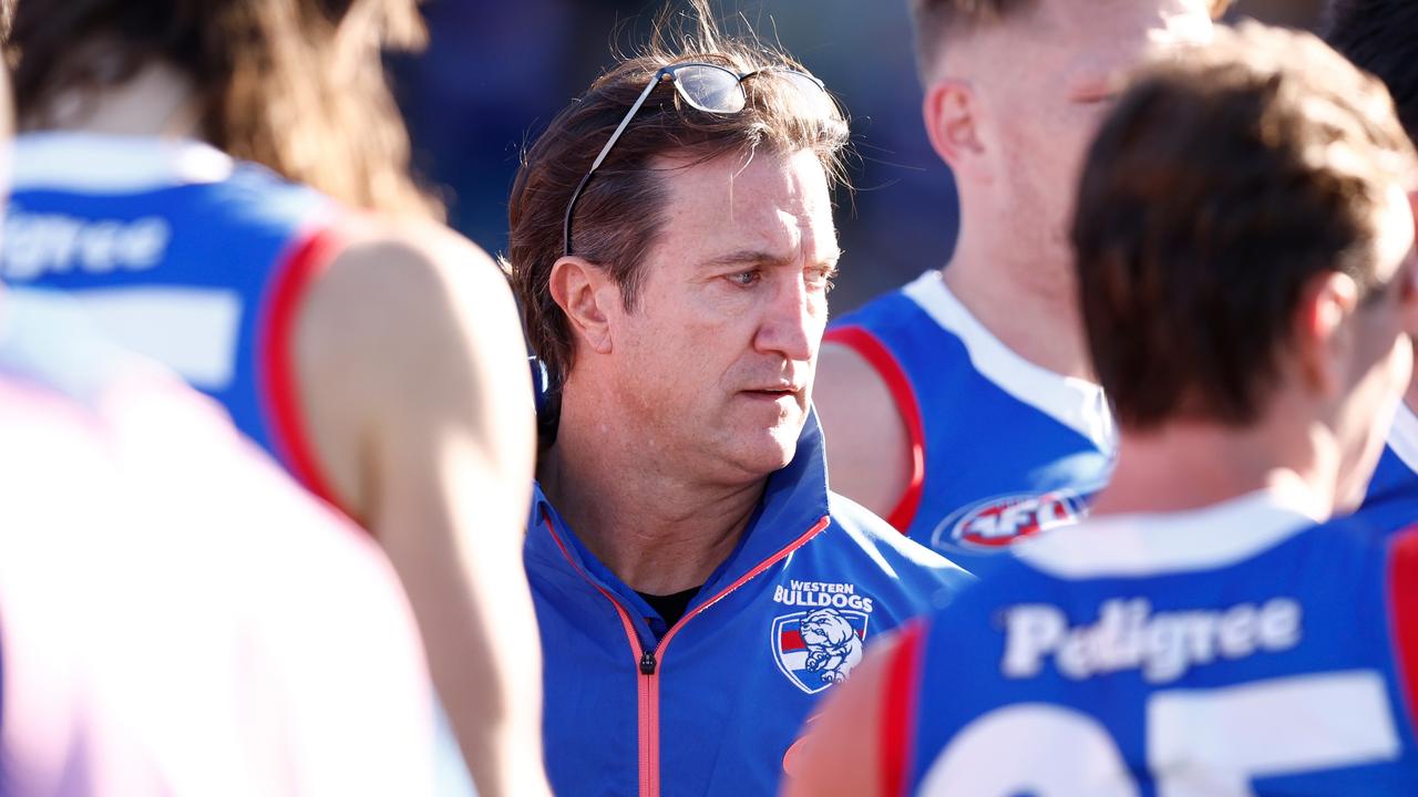 Luke Beveridge says the Bulldogs’ finals fate is in their hands. Picture: Michael Willson/AFL Photos via Getty Images