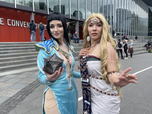 Jam and Atlas at the 2024 PAX Aus Convention at the Melbourne Convention and Exhibition Centre. Picture: Himangi Singh