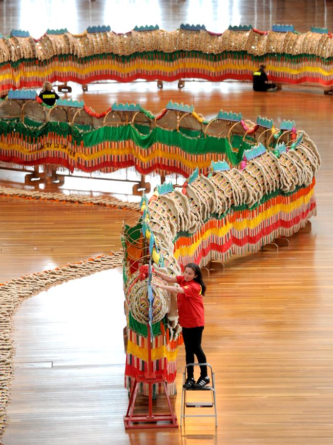 The Golden Dragon Museum has the longest processional Chinese dragon in Australia. Picture: Andrew Henshaw