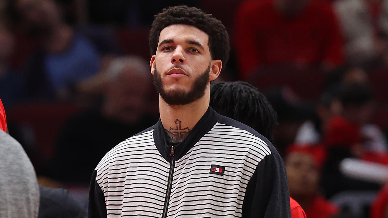 Lonzo Ball is set for a lengthy stint on the sidelines. (Photo by Michael Reaves/Getty Images)