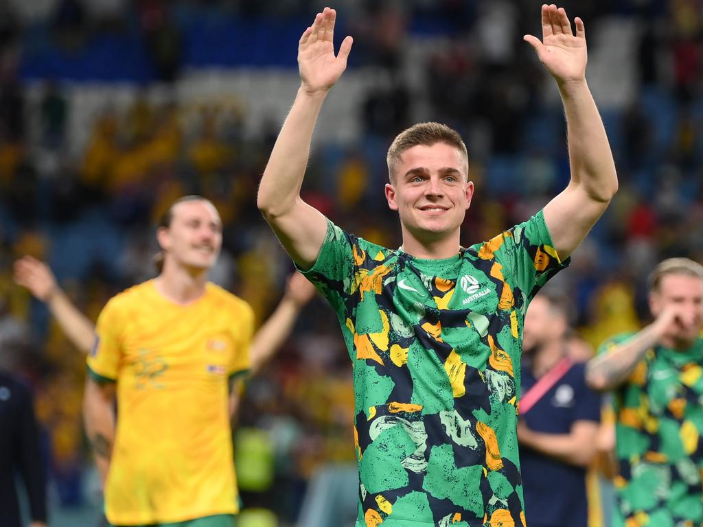 Cameron Devlin is ’hungry’ for game time with the Socceroos. Picture: Shaun Botterill – FIFA/FIFA via Getty Images