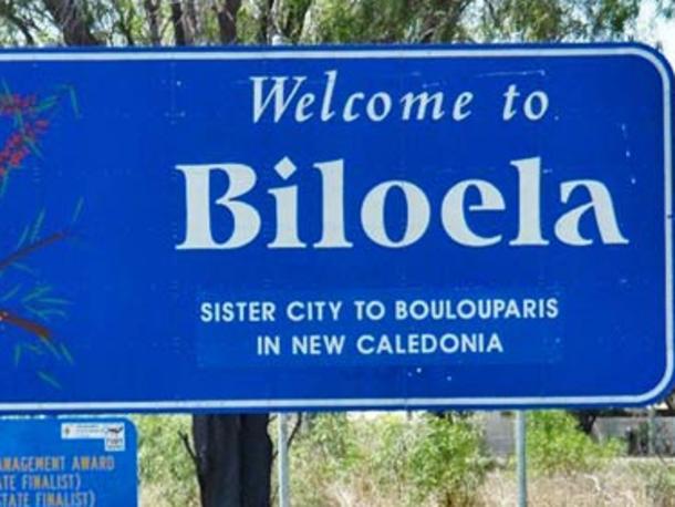 The town of Biloela in central Queensland.