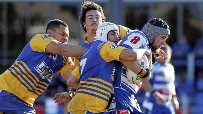 TIGER MUSCLE: Norths loom as a major threat to Fassifern in Saturday's Rugby League Ipswich A-Grade grand final after wins over Brothers and Swifts. Picture: Regi Varghese